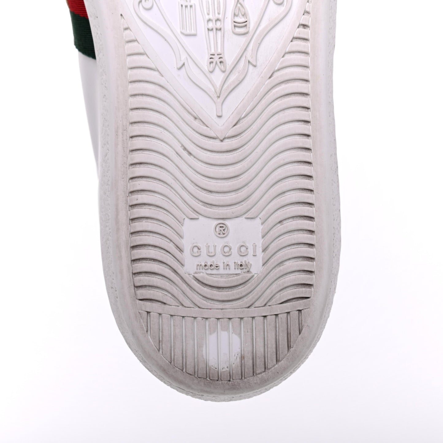 Calfskin Ayers Web Pineapple Ladybug Embroidered Womens Ace Sneakers 37.5 White