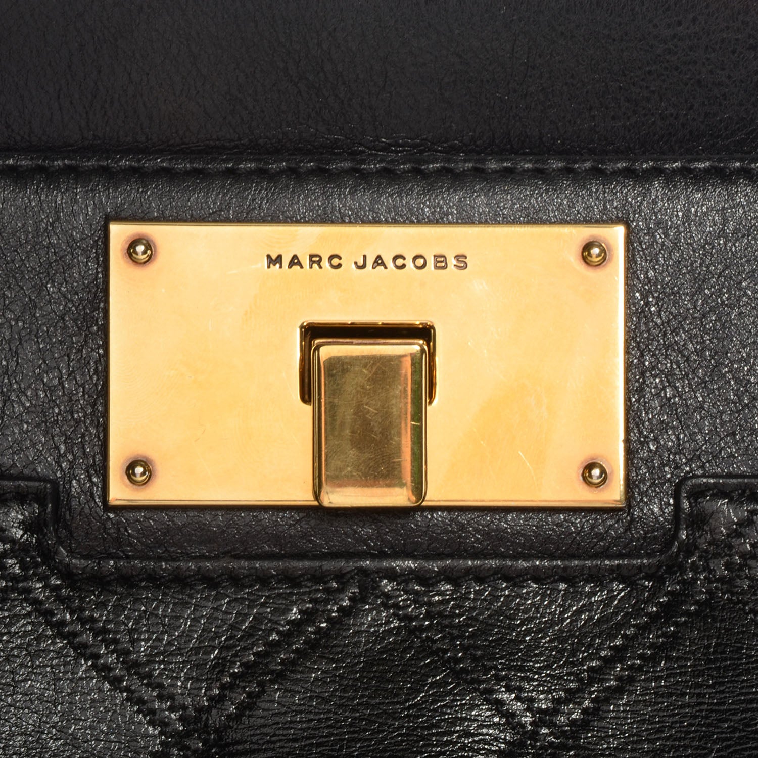 Marc Jacobs Quilted Baroque Calfskin The Lads Buddy Large Black 8 of 9
