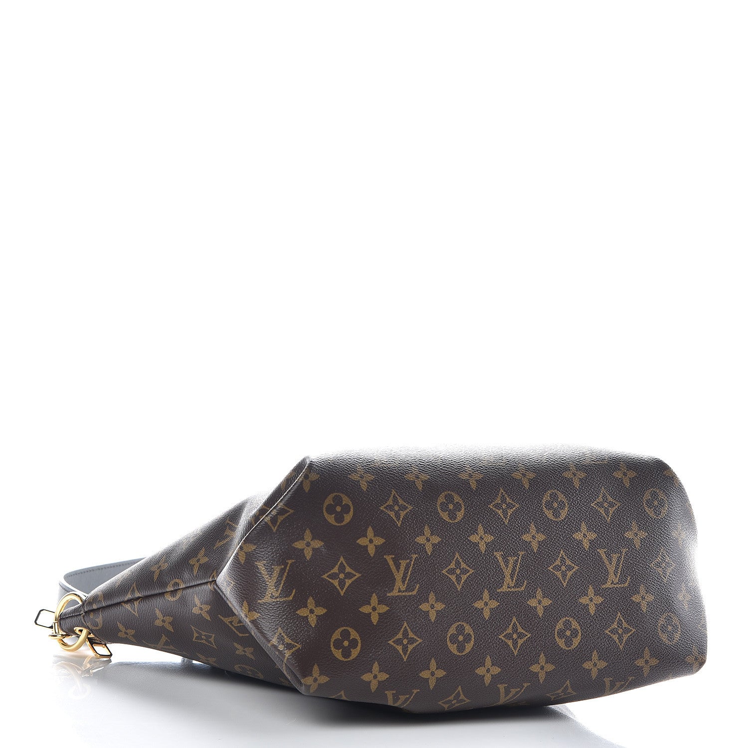 Louis Vuitton Monogram Flower Zipped Tote MM Black 4 of 10