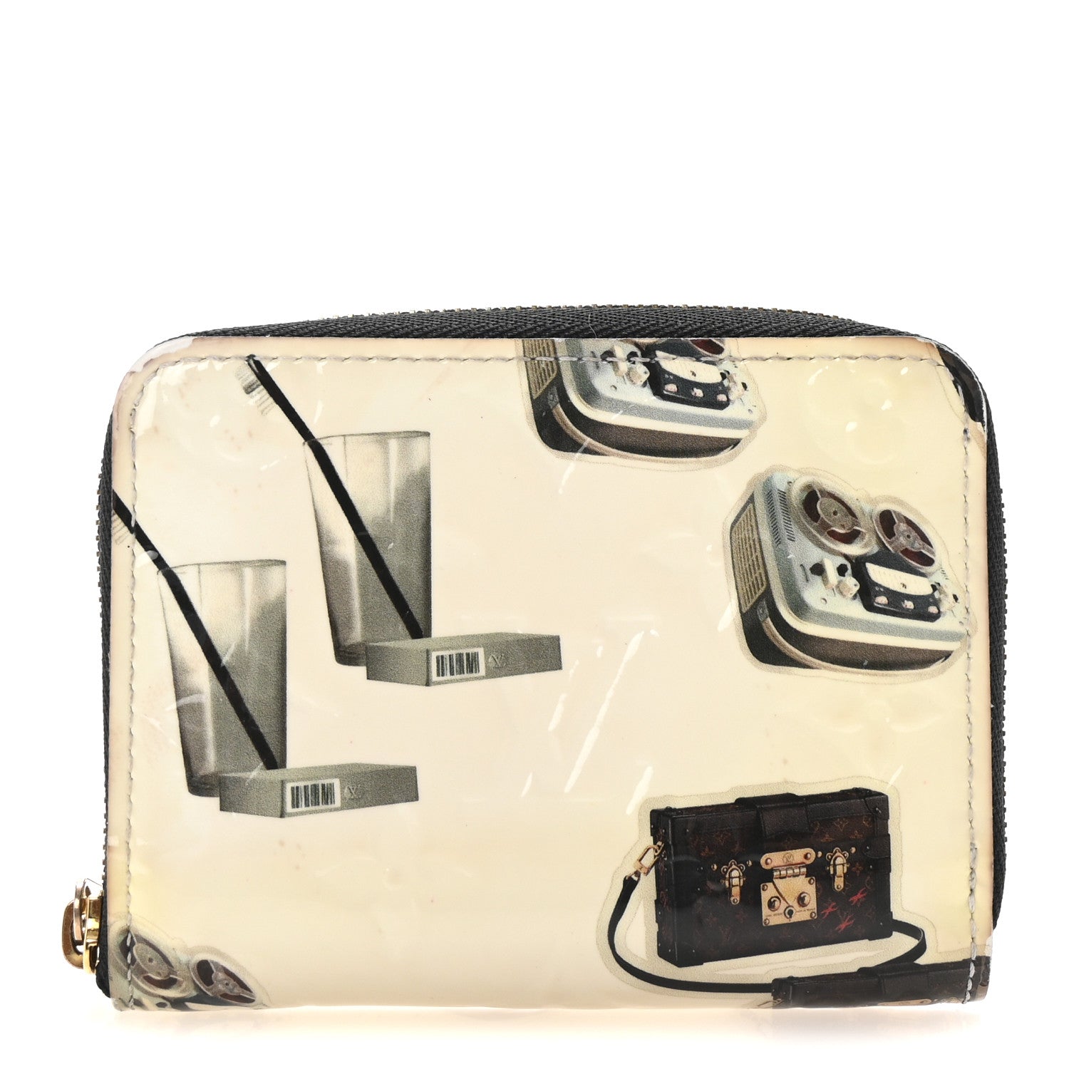 Louis Vuitton Vernis Stickers Zippy Coin Purse Wallet 1 of 6