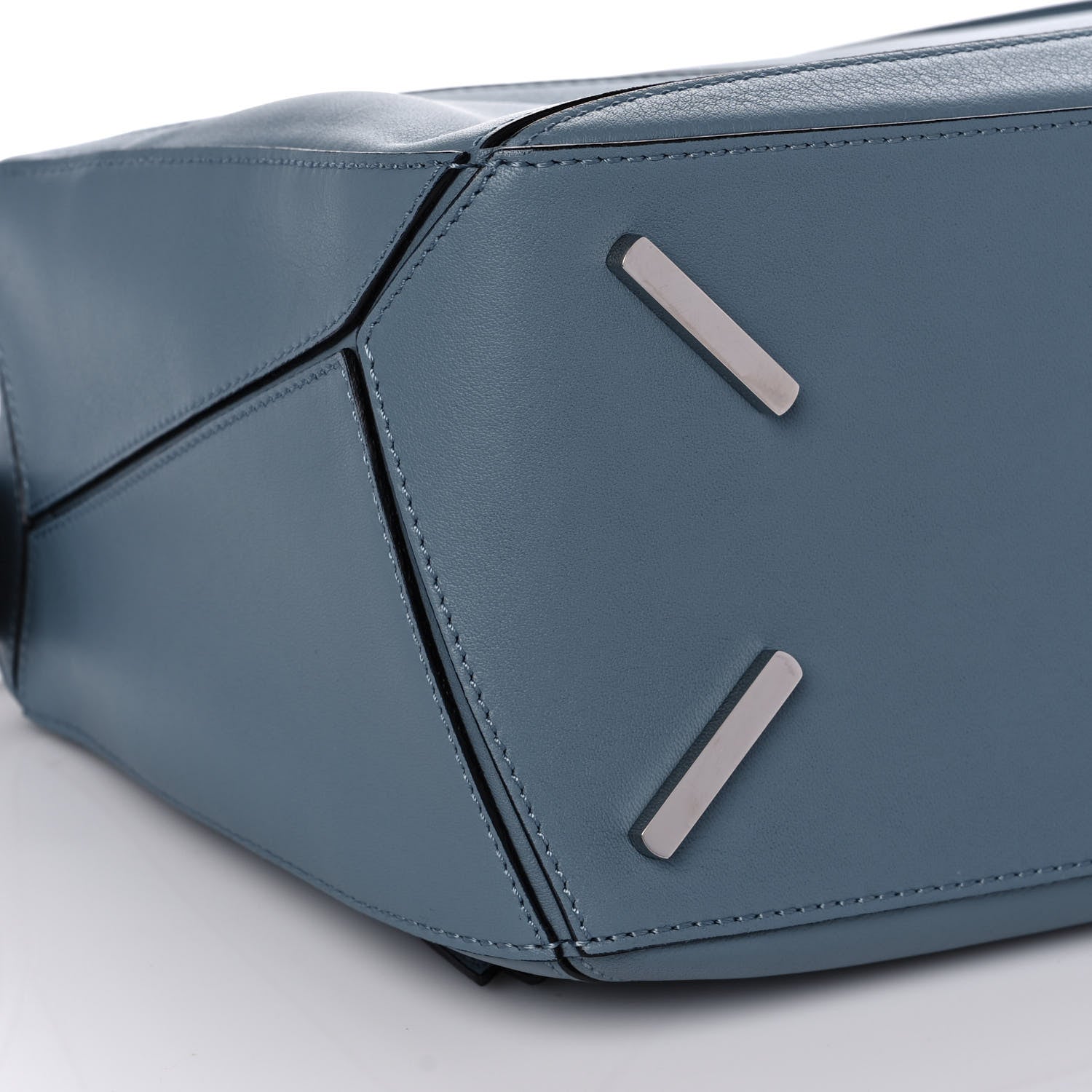 Loewe Calfskin Medium Puzzle Bag Stone Blue 7 of 10