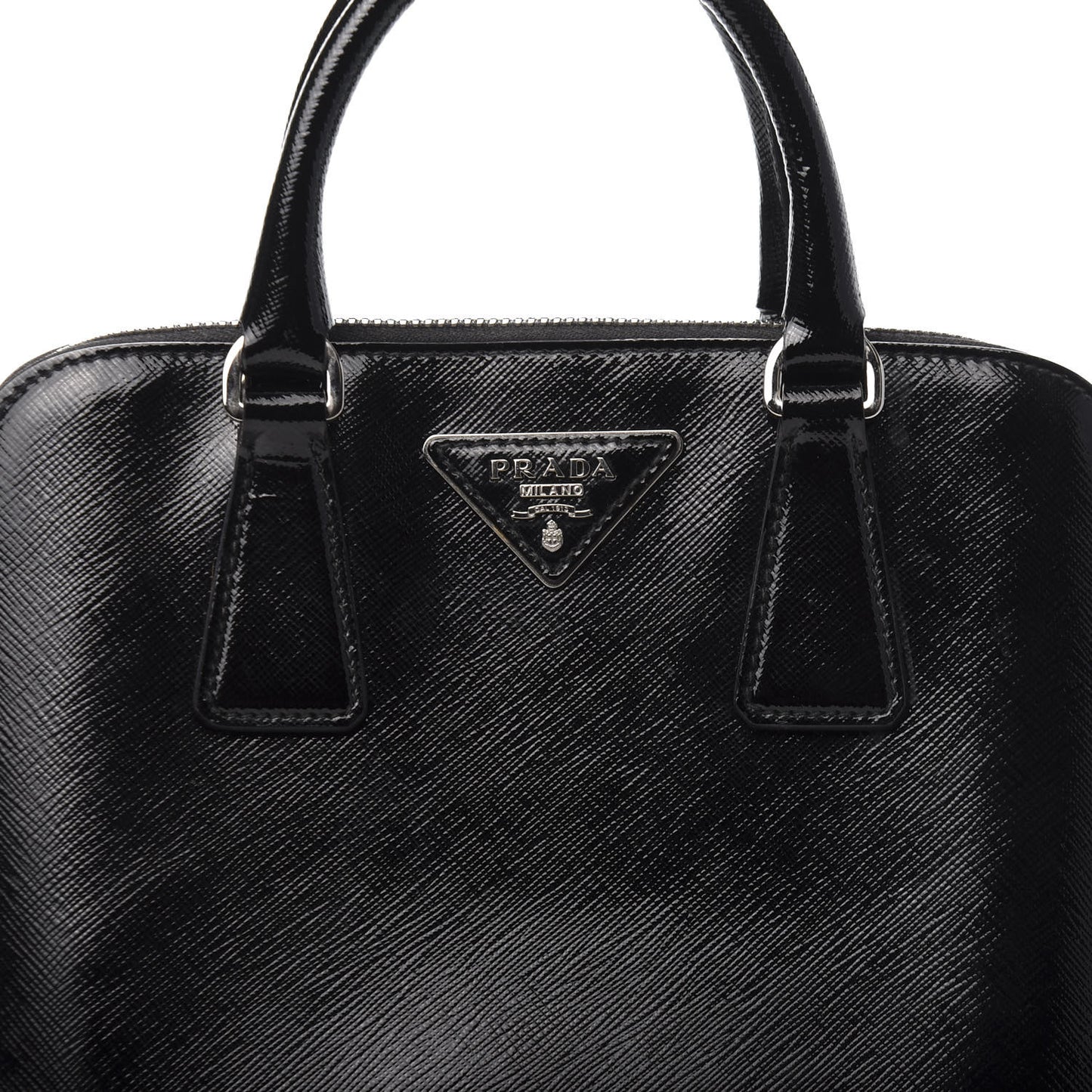Saffiano Vernice Small Promenade Tote Black