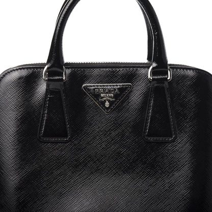 Prada Saffiano Vernice Small Promenade Tote Black 10 of 10