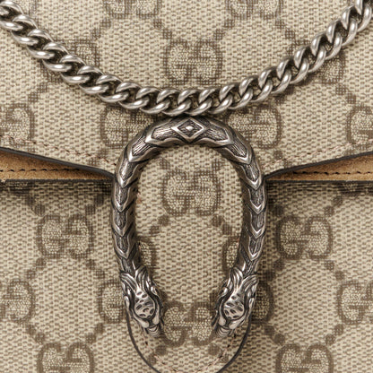 Gucci GG Supreme Monogram Mini Dionysus Top Handle Bag Taupe 7 of 10