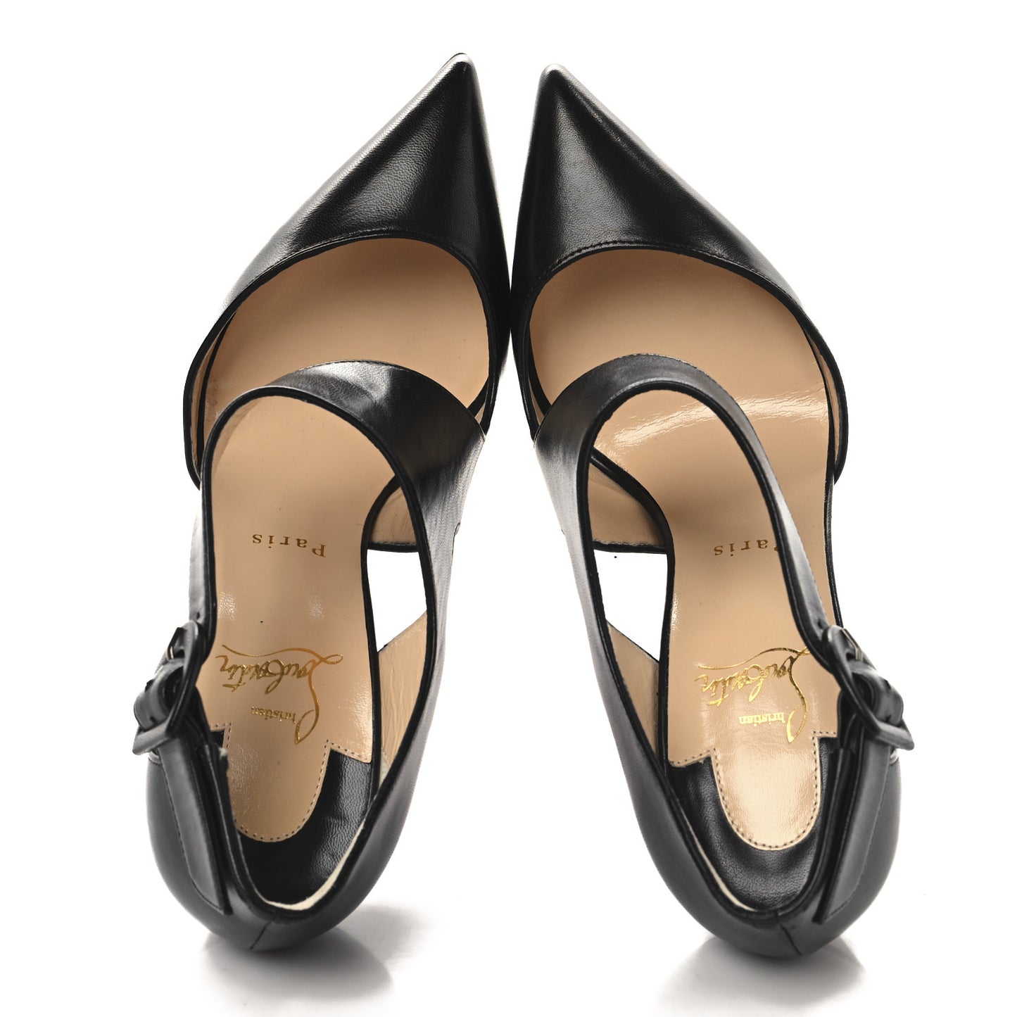 Shiny Nappa Sharpeta 100 Pumps 39 Black