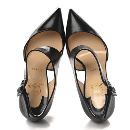 Christian Louboutin Shiny Nappa Sharpeta 100 Pumps 39 Black 11 of 18