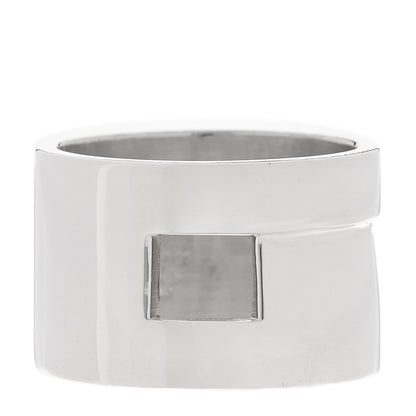 Gucci Sterling Silver Square Cutout Ring 54 7 1 of 4