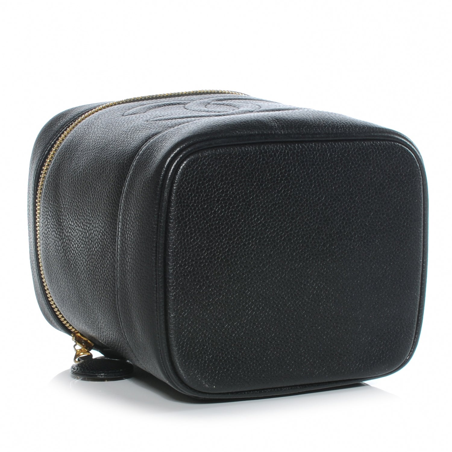 Chanel Caviar Cosmetic Vanity Bag Black 4 of 8