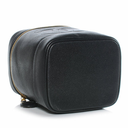Chanel Caviar Cosmetic Vanity Bag Black 4 of 8