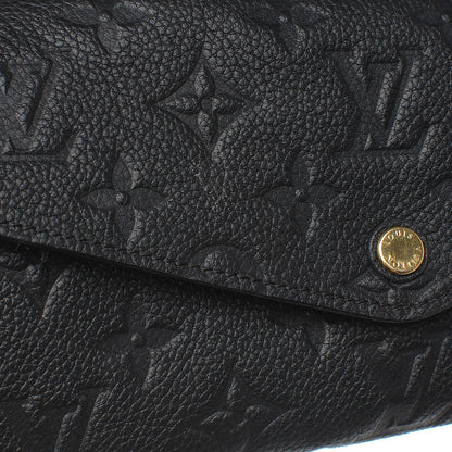 Louis Vuitton Empreinte Curieuse Wallet Black 9 of 11