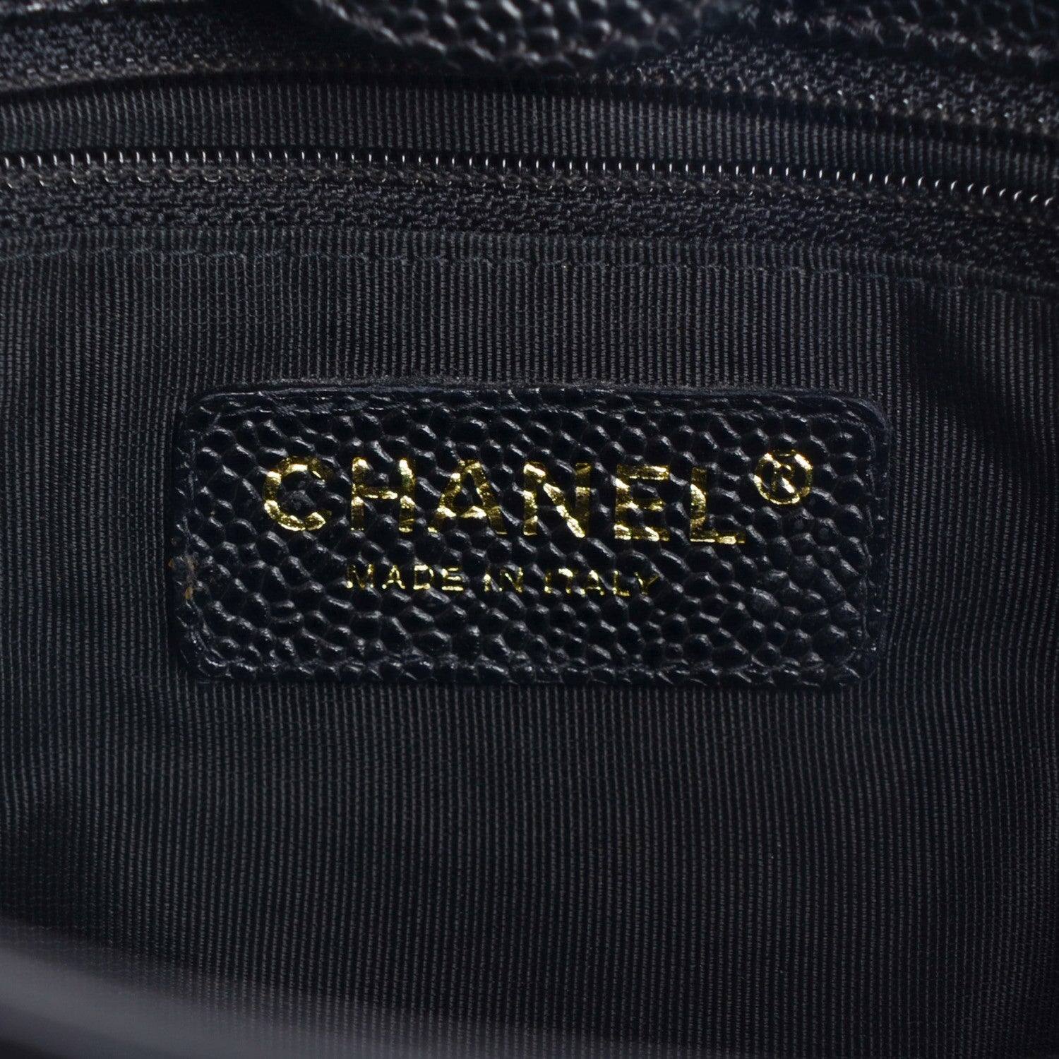 Chanel Caviar Quilted Petit Shopping Tote PST Black 6 of 7