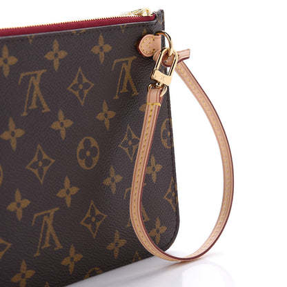 Louis Vuitton Monogram Neverfull MM GM Pochette Pivoine 10 of 11