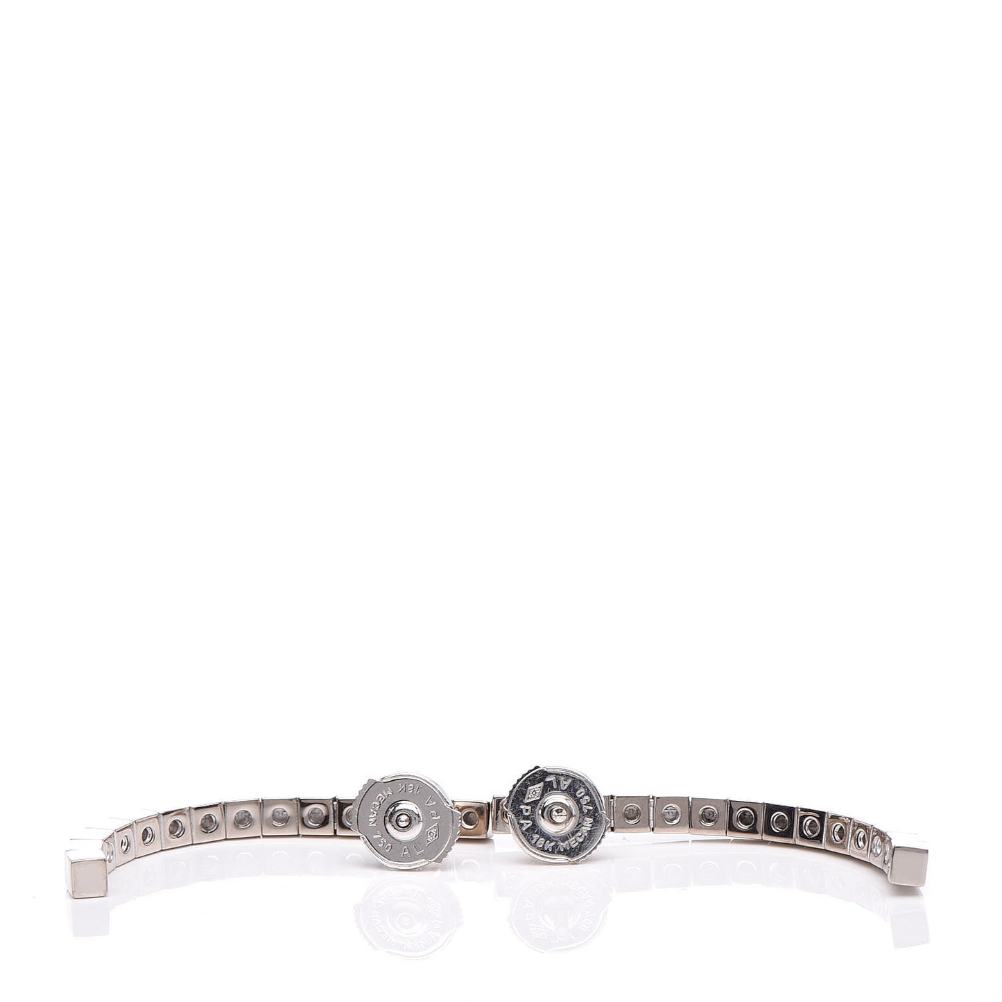 18K White Gold Lanieres Drop Earrings