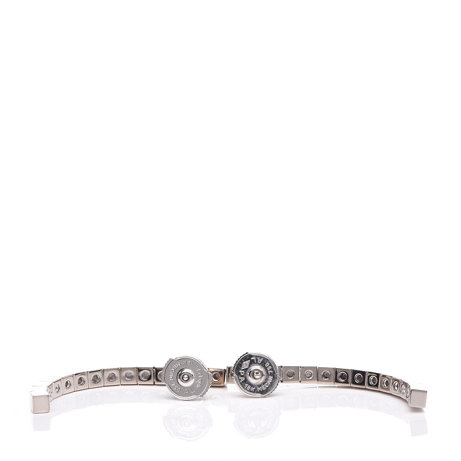Cartier 18K White Gold Lanieres Drop Earrings 5 of 6