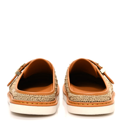 Louis Vuitton Raffia LV Easy Mens Mule 9.5 Beige 6 of 10