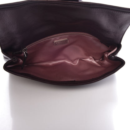 Prada Nappa Python Clutch Purple 5 of 9