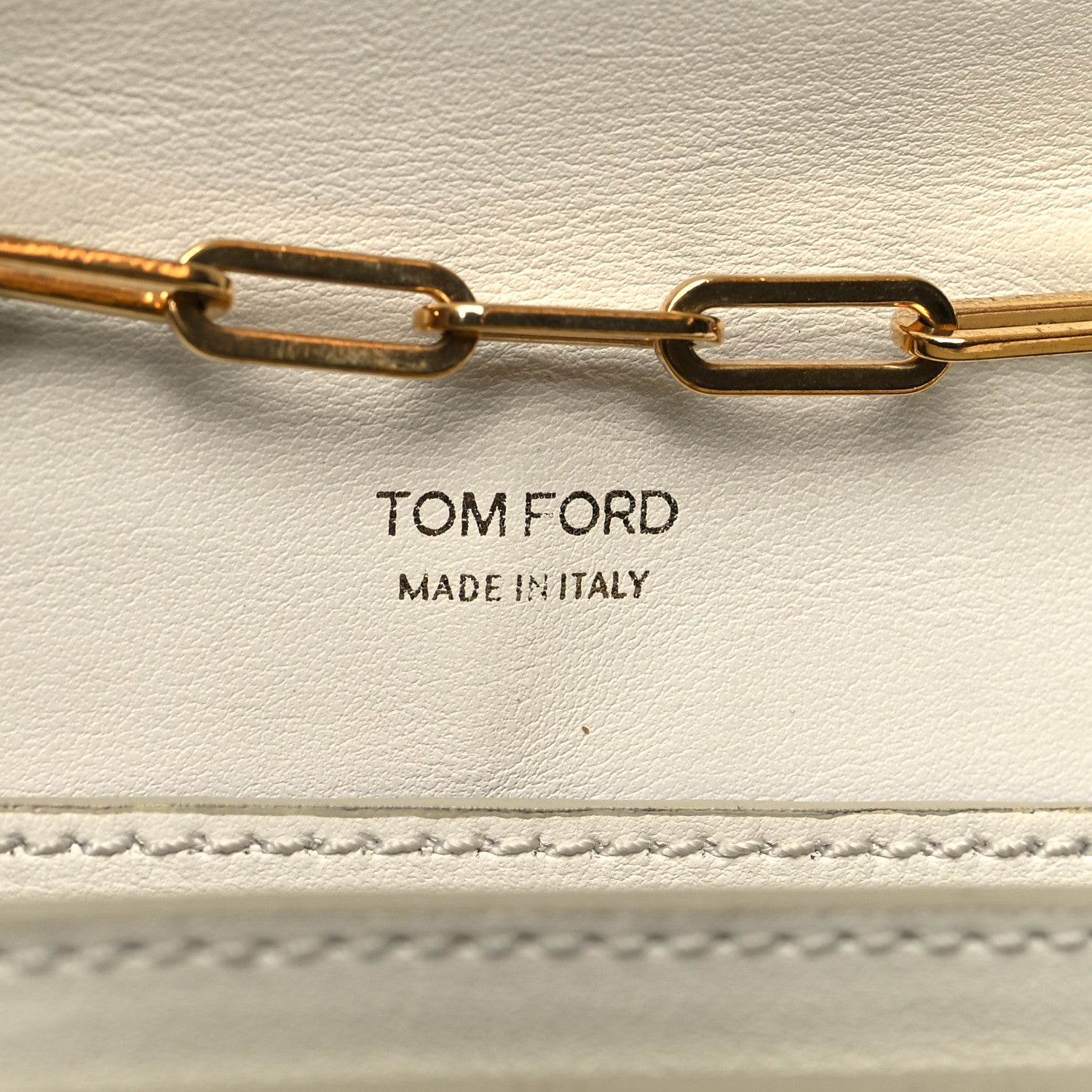 Tom Ford Calfskin Icon Disco Bag White 7 of 15