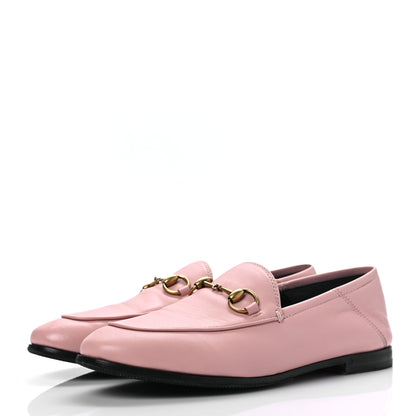 Gucci Lambskin Womens Brixton Horsebit Loafers 35.5 Perfect Pink 3 of 8