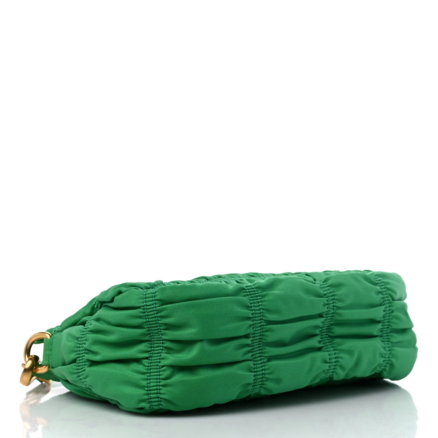 Tessuto Nylon Gaufre Wristlet Mint Green