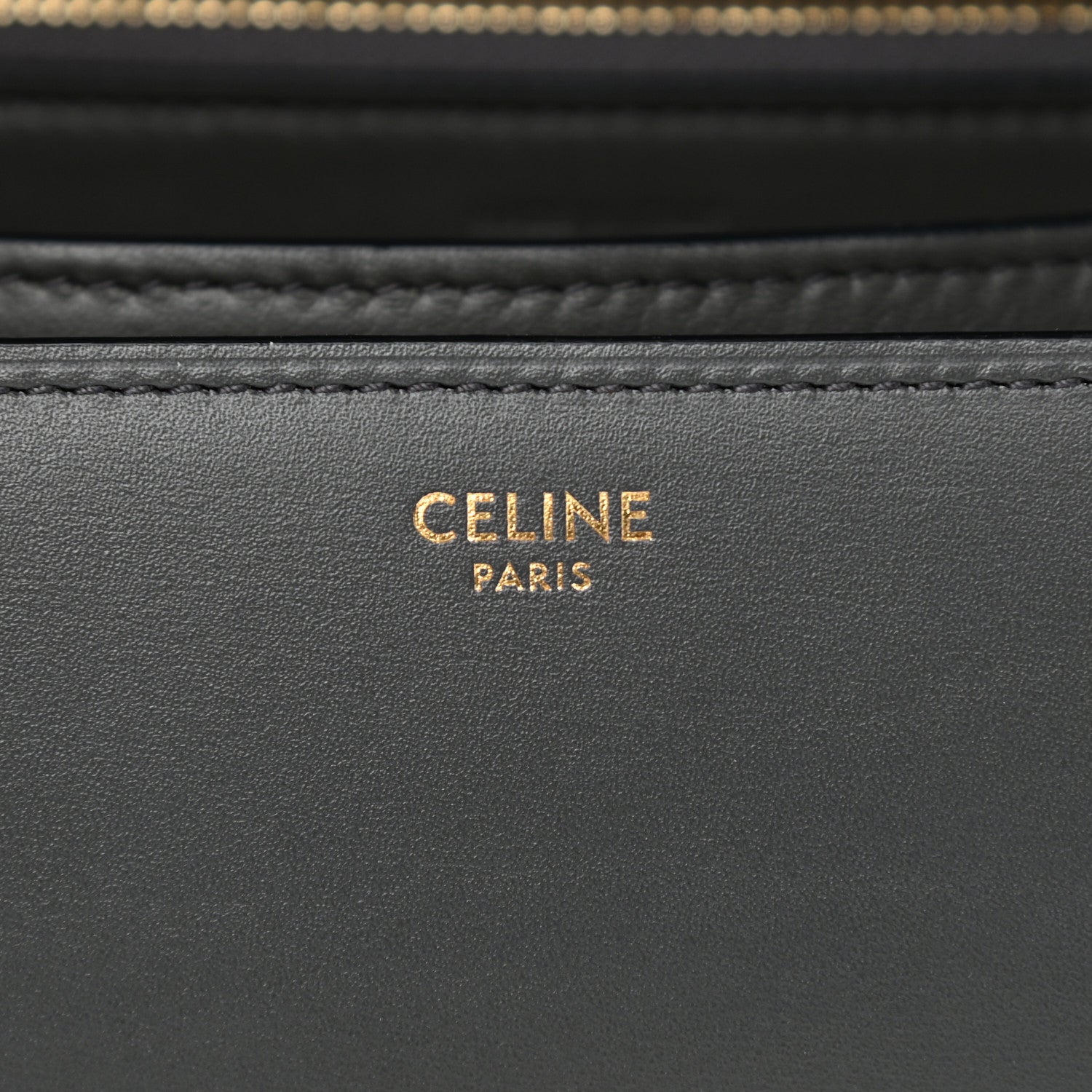 Celine Box Calfskin Medium Classic Box Flap Bag Anthracite 5 of 10