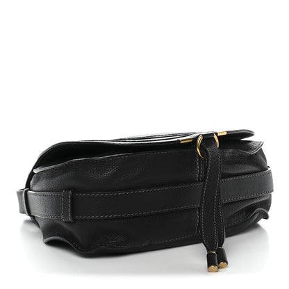 Chloe Calfskin Medium Marcie Round Crossbody Bag Black 4 of 12