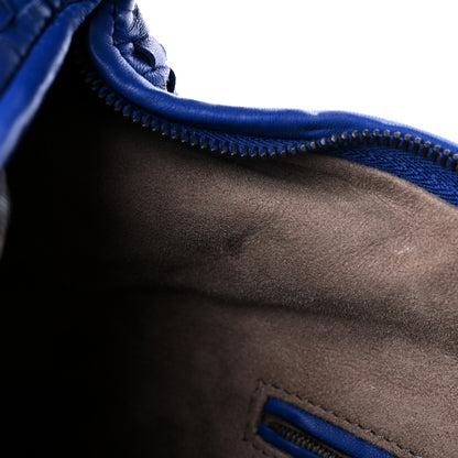 Bottega Veneta Nappa Intrecciato Large Veneta Hobo Cobalt Blue 8 of 8
