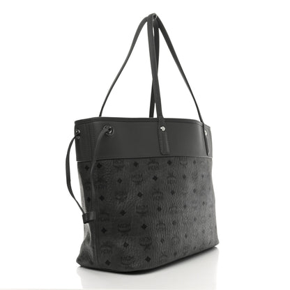 MCM Visetos Medium Aren Shopper Tote Grey 3 of 10