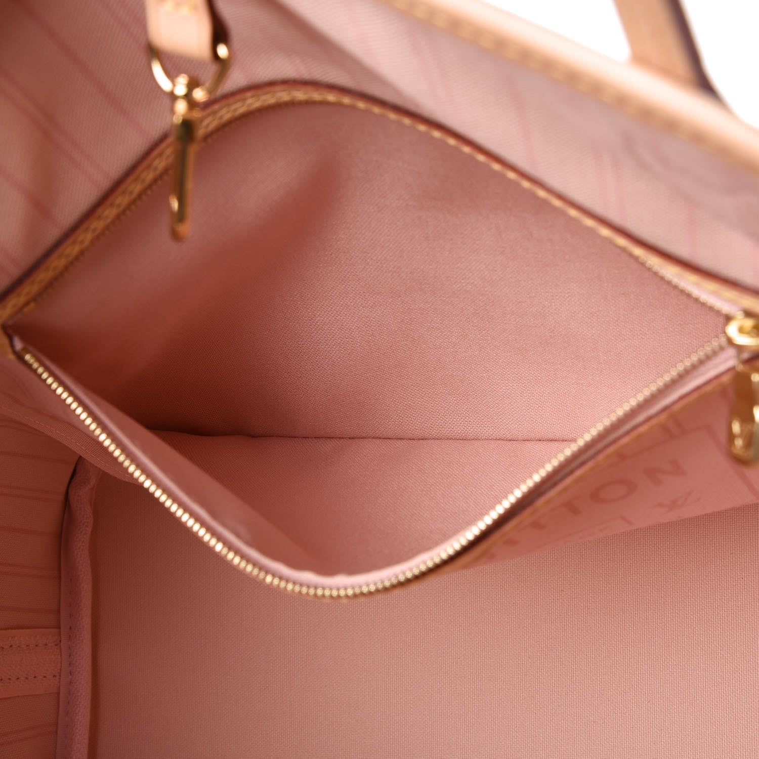 Louis Vuitton Damier Azur Neo Neverfull MM Rose Ballerine 7 of 10