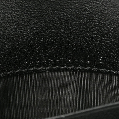Gucci Wonka Grain Calfskin Diana Chain Wallet Black 7 of 11