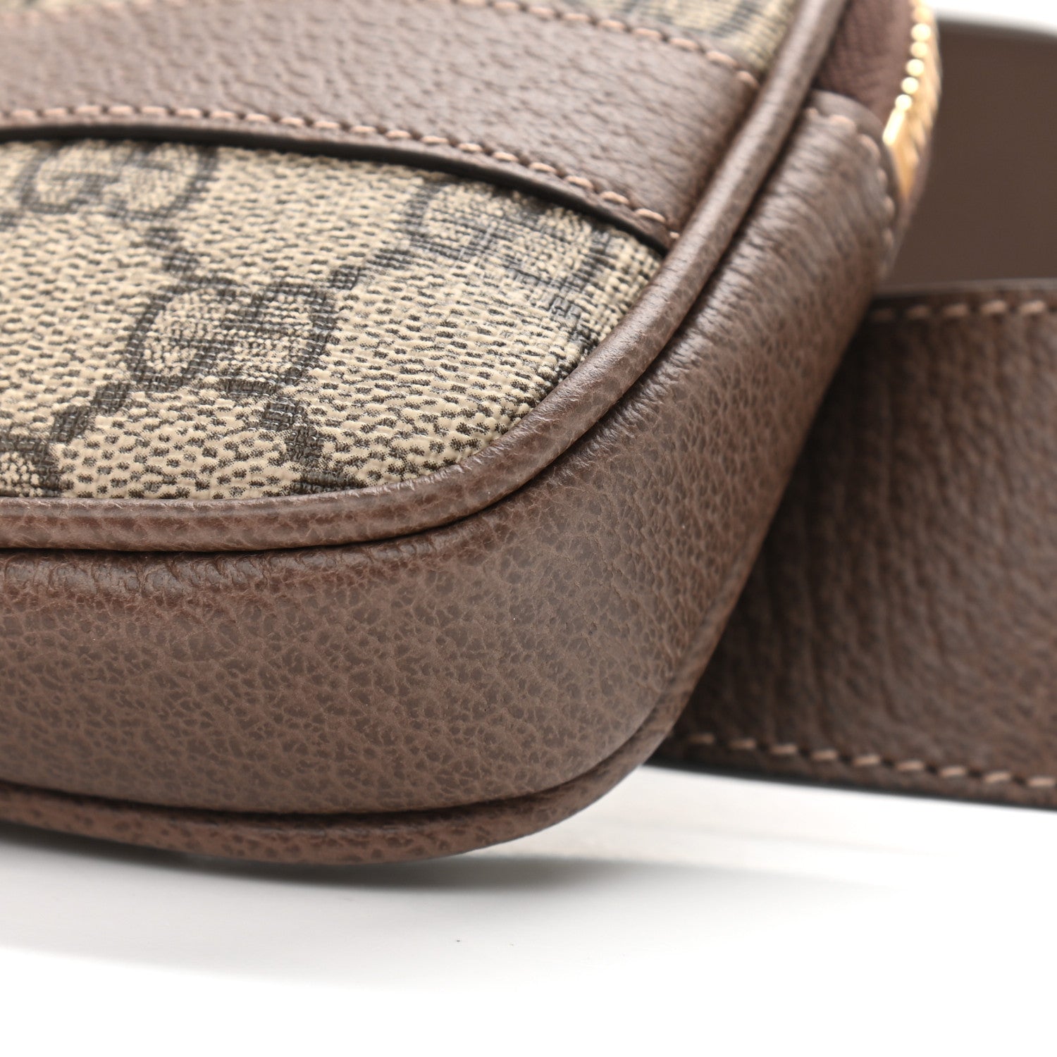 Gucci GG Supreme Monogram Ophidia Belted iPhone Case 85 34 Dark Brown 11 of 12