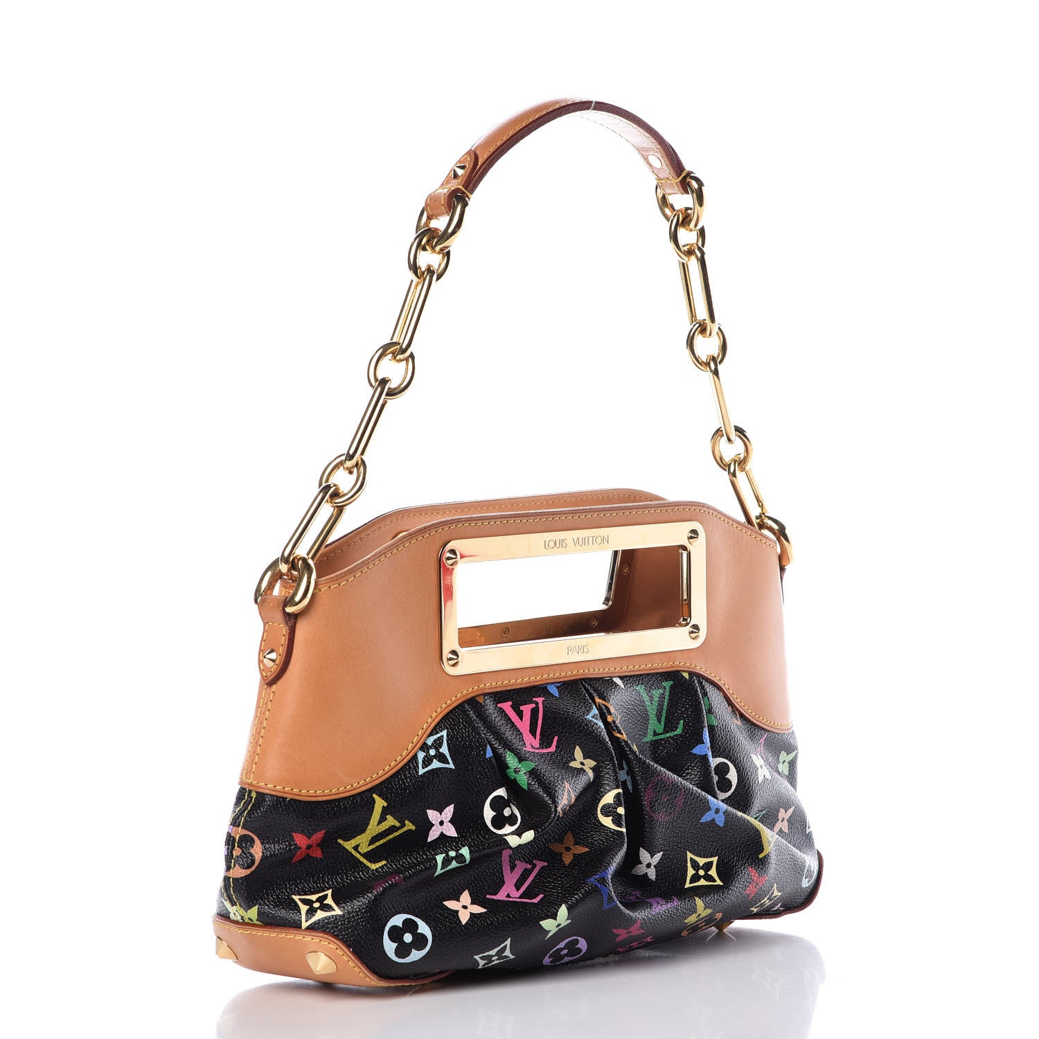 Louis Vuitton Monogram Multicolor Judy PM Black 3 of 15