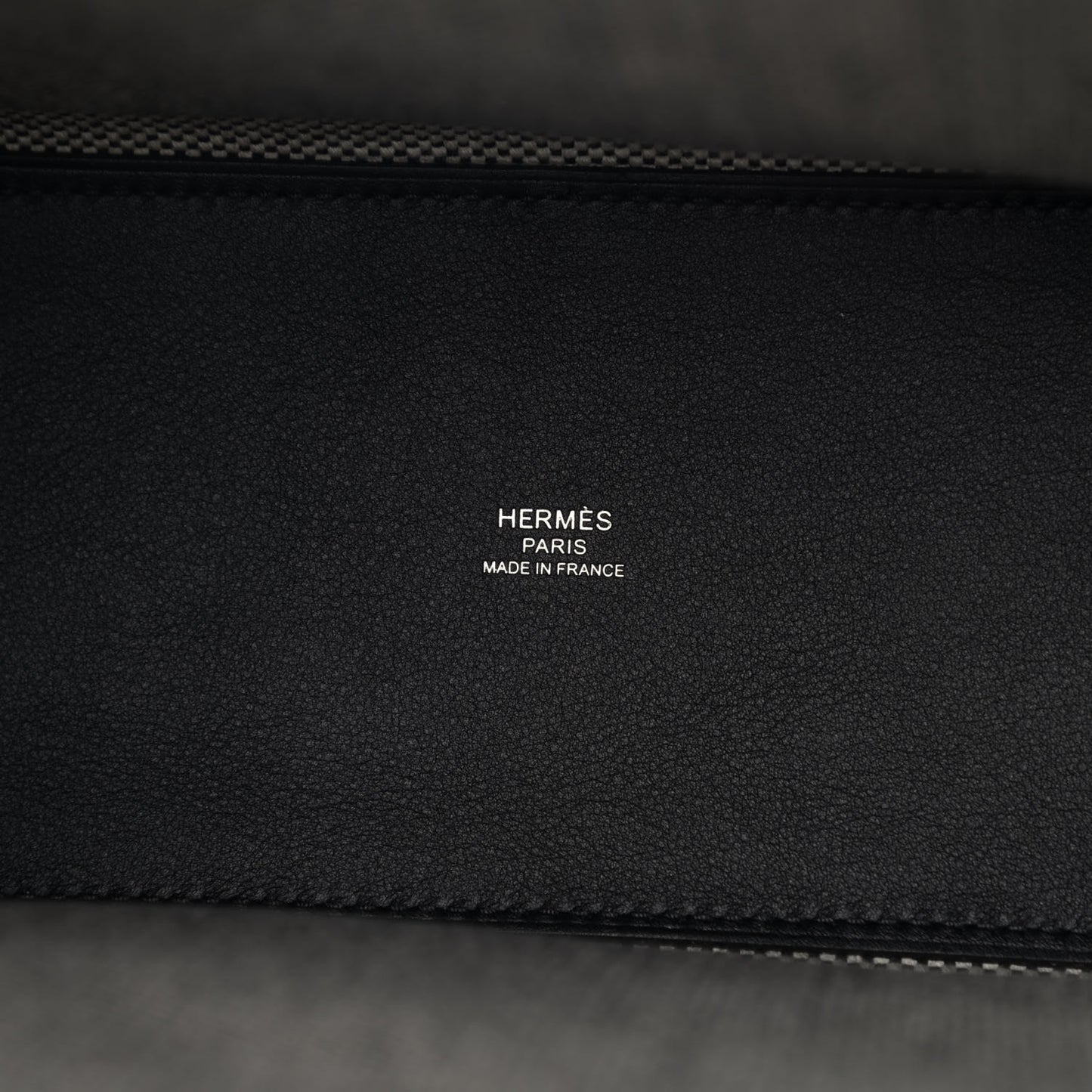 Swift H Canvas Cabas H En Biais 27 Black Ecru