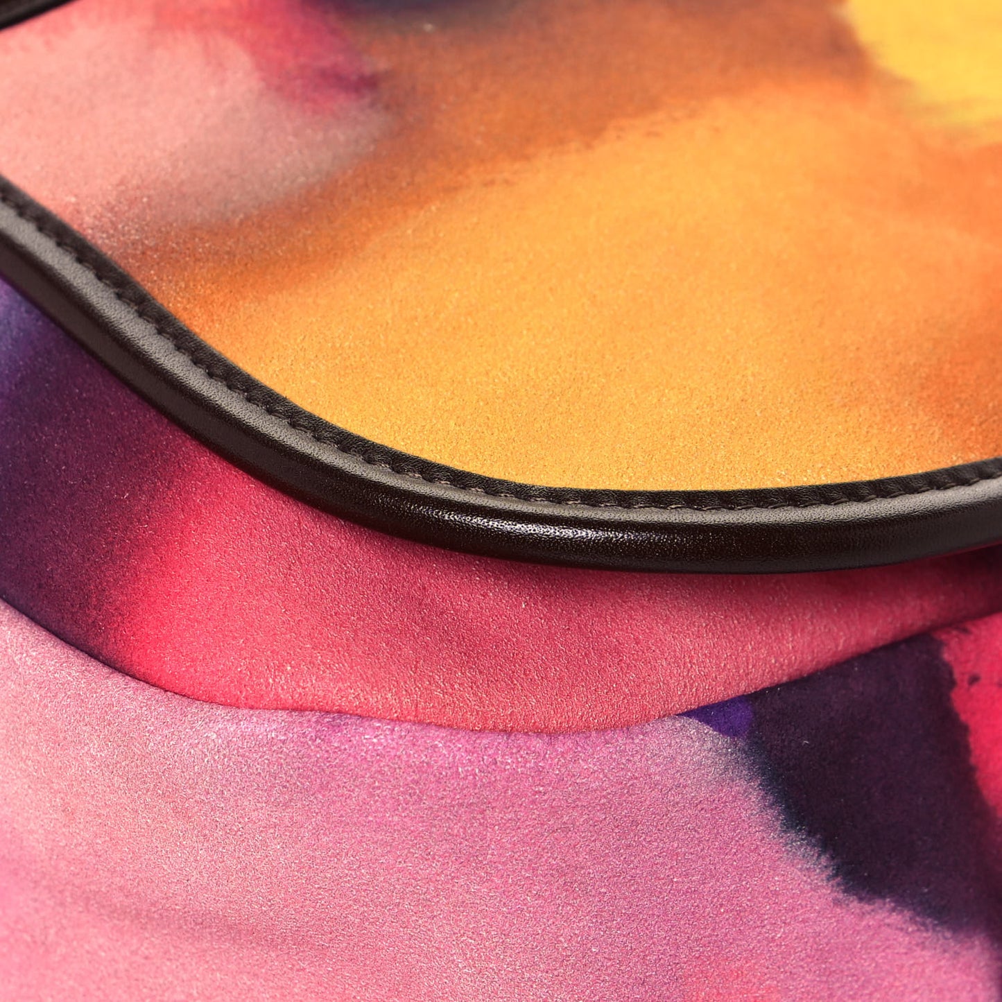 Printed Ultra Soft Lambskin Medium Flower Power Messenger