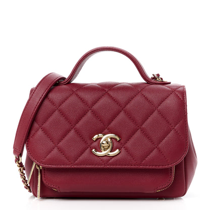 Chanel Caviar Quilted Small Business Affinity Flap Red 1 of 13
