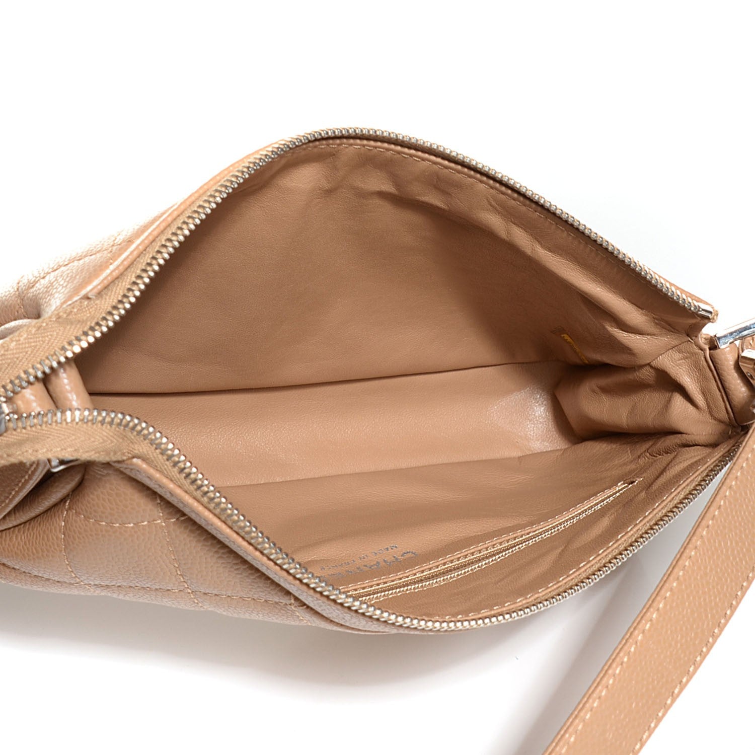 Chanel Caviar Quilted Shoulder Bag Beige 5 of 7