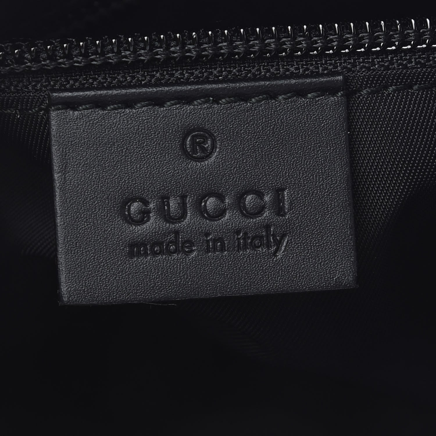 Gucci GG Supreme Monogram Web Messenger Bag Black 6 of 9