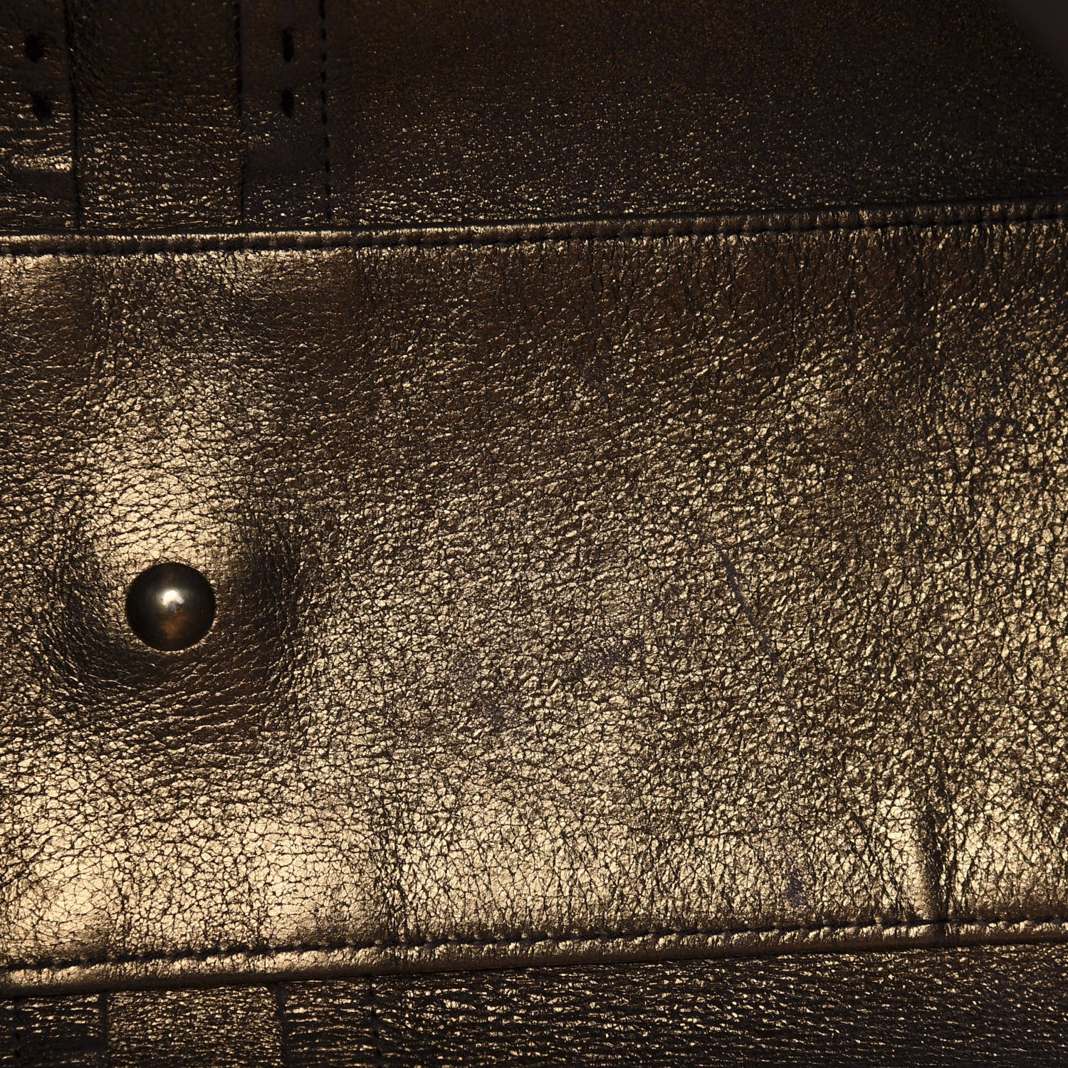 Saint Laurent Calfskin Reversible Double Sac Y Tote Gold Brown 8 of 12