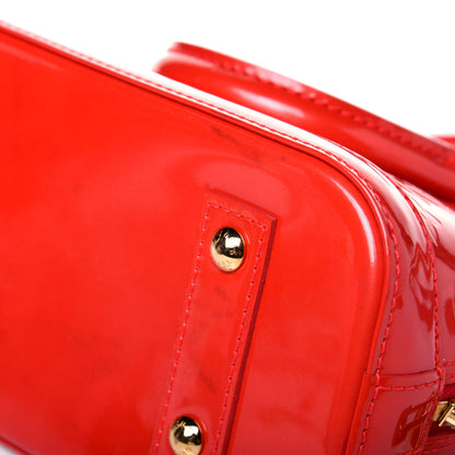 Louis Vuitton Vernis Alma BB Rouge Grenadine 13 of 21