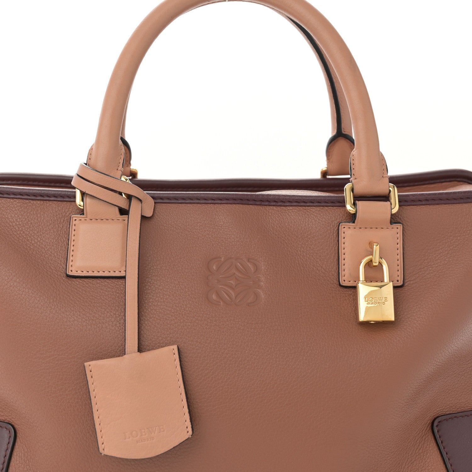 Loewe Calfskin Amazona 36 Brown Oxblood 8 of 11
