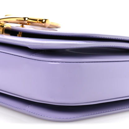 Gucci Patent Siena Small Shoulder Bag Lapis 10 of 10