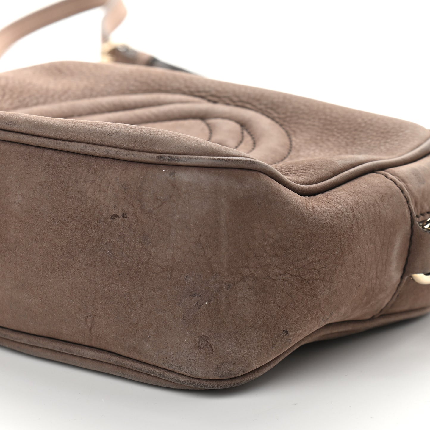 Vitello Range Small Soho Disco Bag Grey Field