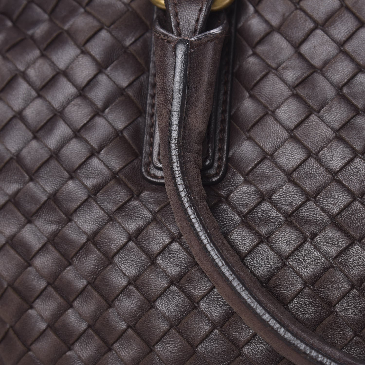 Bottega Veneta Nappa Intrecciato Frame Tote Ebano 17 of 19