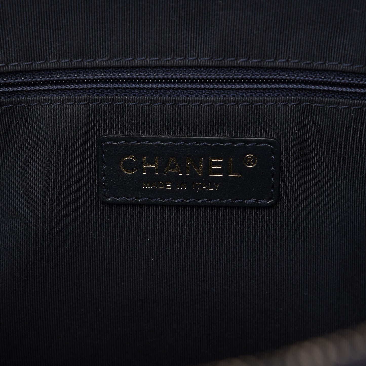 Caviar Quilted Rolled Up Tote Navy