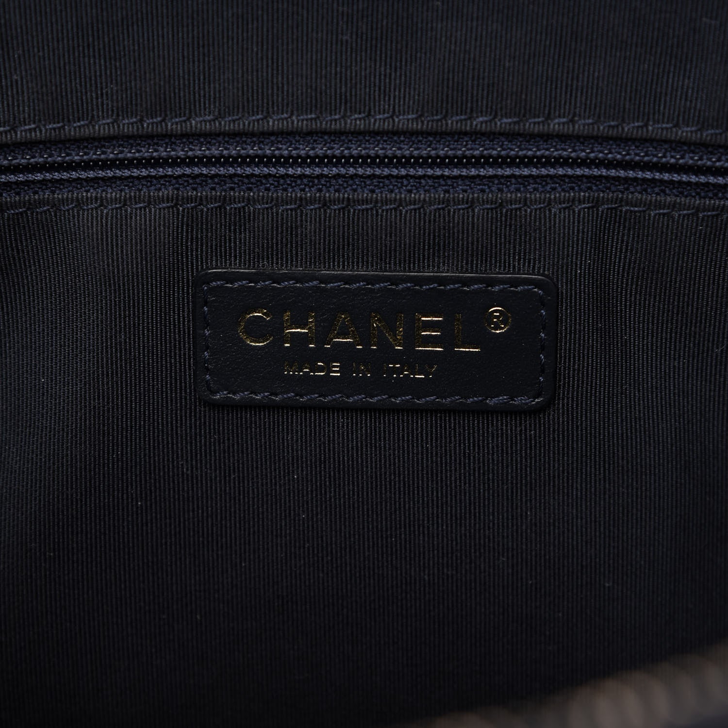 Chanel Caviar Quilted Rolled Up Tote Navy 8 of 11