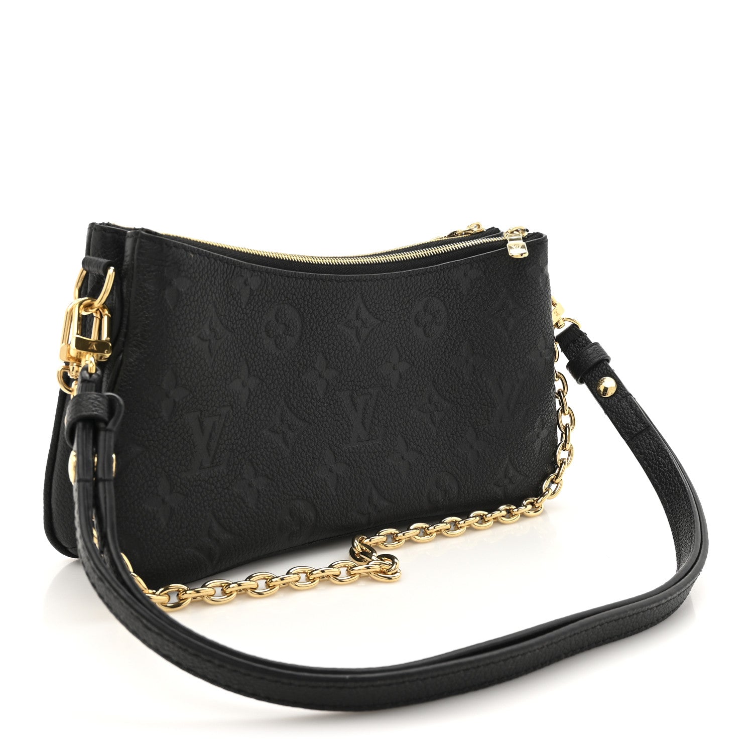 Louis Vuitton Empreinte Monogram Liv Pochette Black 3 of 12