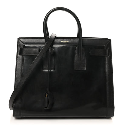 Saint Laurent Patent Calfskin Small Sac de Jour Black 1 of 11