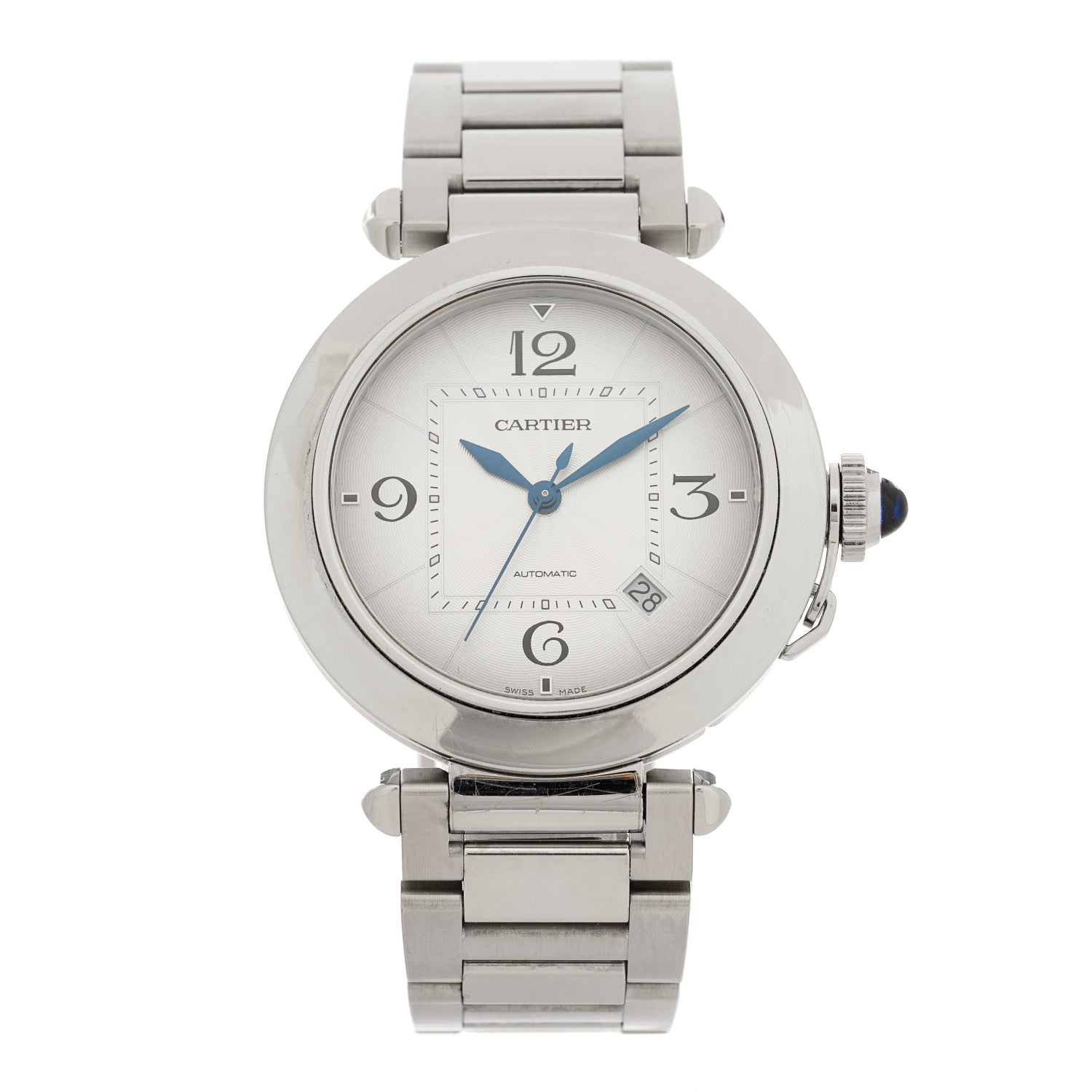 Cartier Stainless Steel 41mm Pasha C Automatic Watch 1 of 6