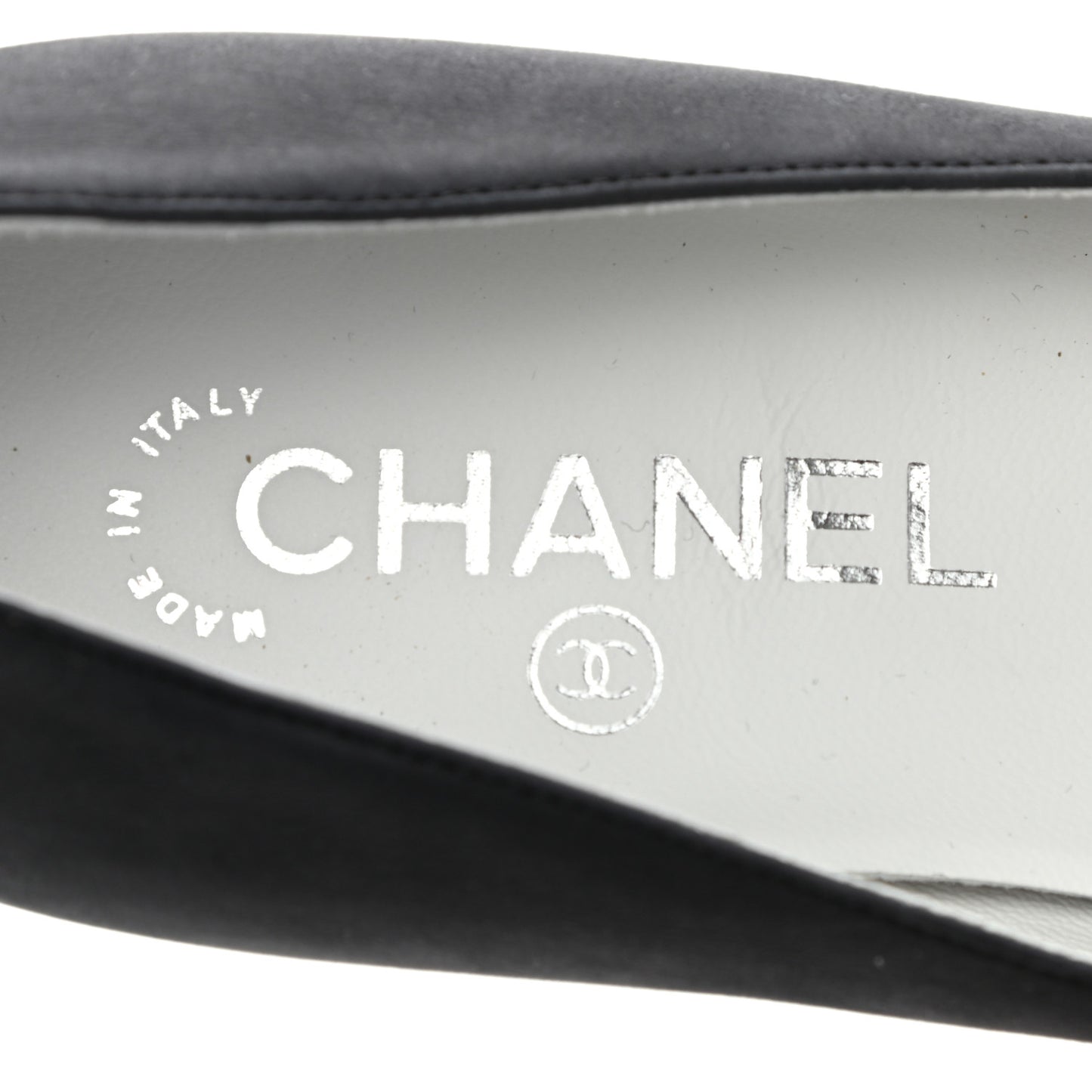 Nubuck Cap Toe Ballerina Flats 35 Black