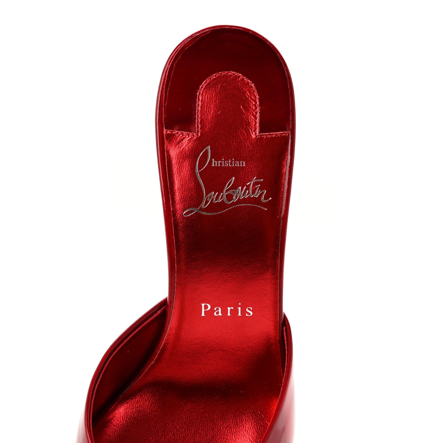 Metallic Patent Me Dolly 85 Pumps 38 Loubi
