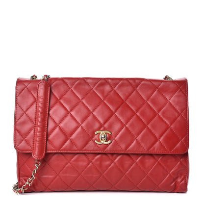 Chanel Lambskin Quilted Flap Red 1 of 16